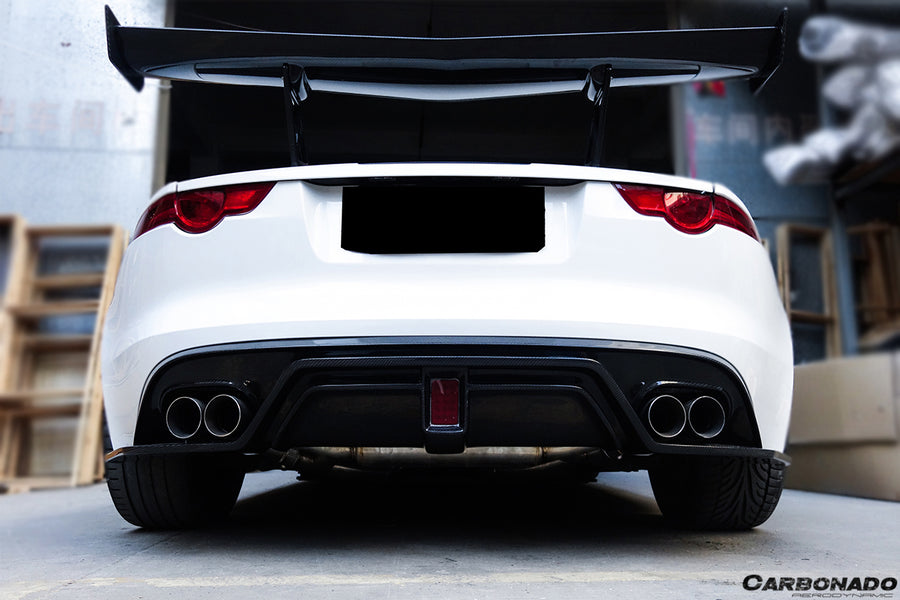 Jaguar F-Type Coupe/Convertible BS Style Carbon Diffuser 2013-2017