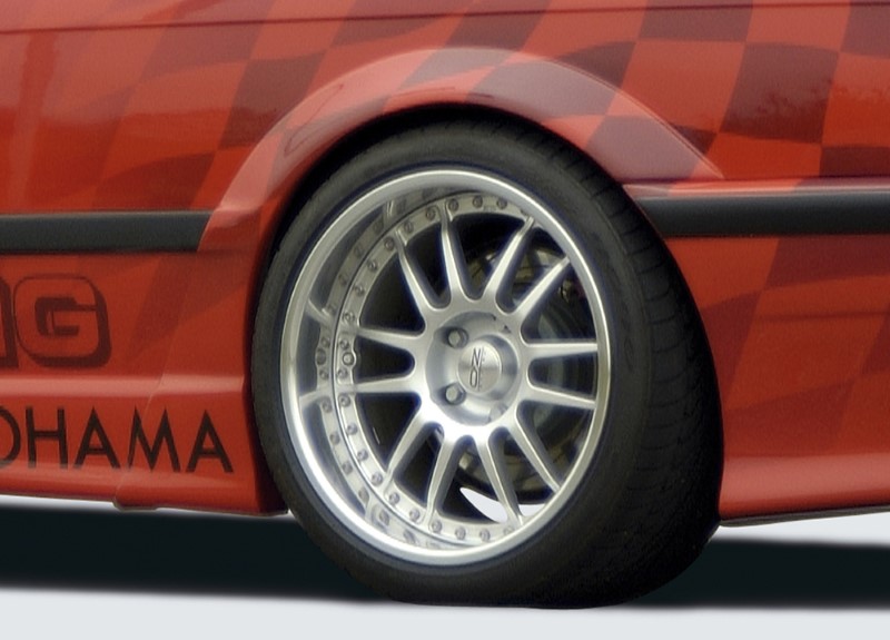 Wielkastverbreders achter BMW E36 Sedan Breedversie Polyester Ri