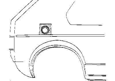 tankopening VW Golf 1, 1974-1983