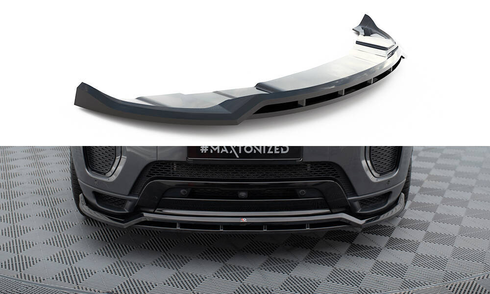 Voorspoiler Land Rover Range Rover Evoque FL Maxton Glans Zwart