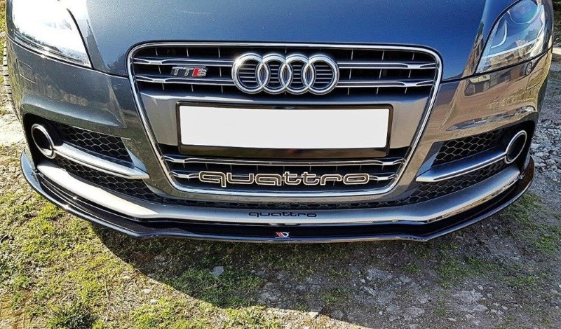 Voor Spoiler Audi TT S 8J Glanzend Zwart