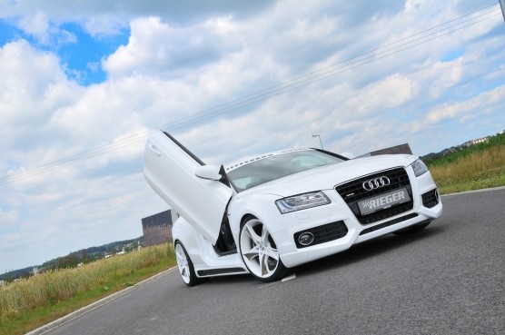 Voorspoiler Audi A5 B8/B81 07-11 S-line Rieger