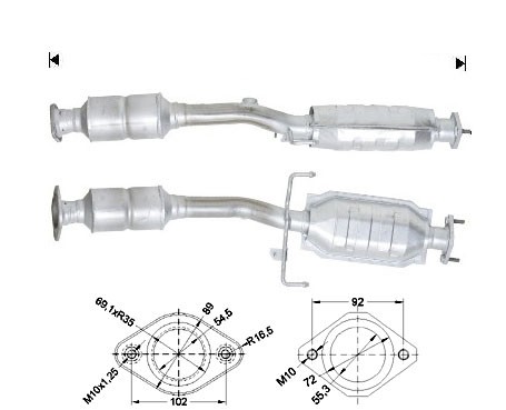 Mazda 626 1.8i 16V 1840 cc 74 Kw / 100 cv FP Magnaflow CAT Bouwj