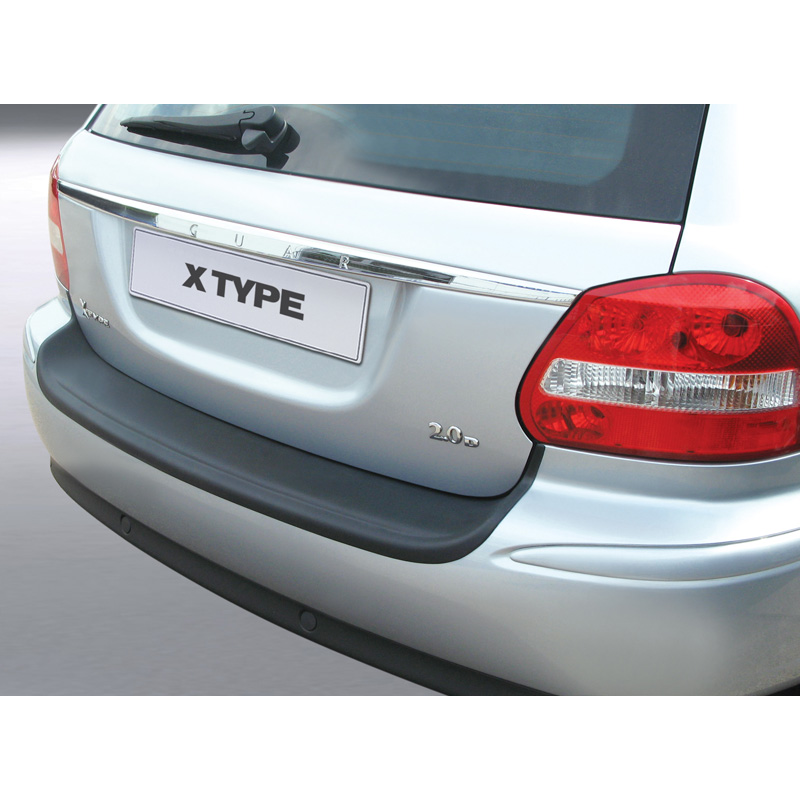 ABS Achterbumper beschermlijst  Jaguar X-Type Estate 2007- Zwart