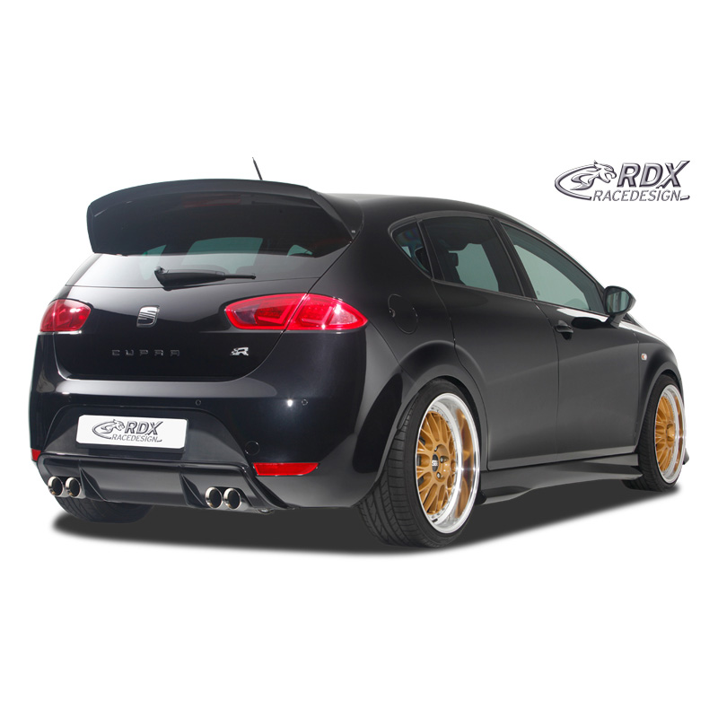 Achterskirt 'Diffusor'  Seat Leon 1P FR/Cupra (uitlaat links/rechts) (PUR)