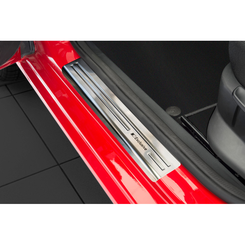 RVS Instaplijsten  Skoda Fabia III Combi/Hatchback 2014-2018 & FL 2018-2021 - 'Exclusive' - 4-delig