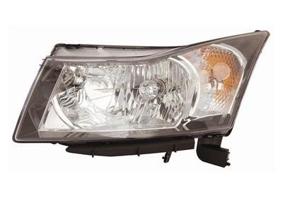 koplamp, 4 drs, incl stelmotortje, links Chevrolet Cruze, 2009 -