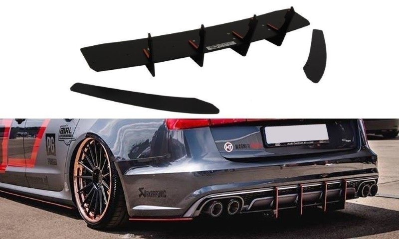 Achter Diffusers & Achterzij Spoilers Audi S6 C7 FL