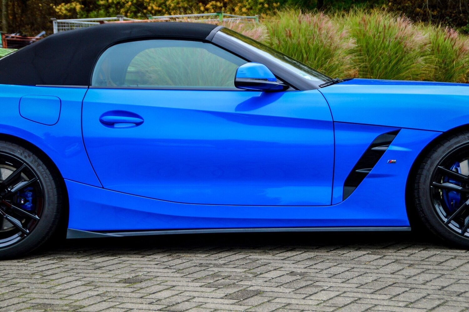 Zijskirts met vleugel achterzijde BMW Z4 G29 + M pakket