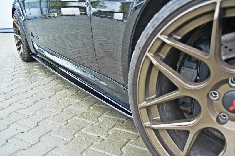 Zijskirts Diffusers BMW M6 E63 Glanzend Zwart