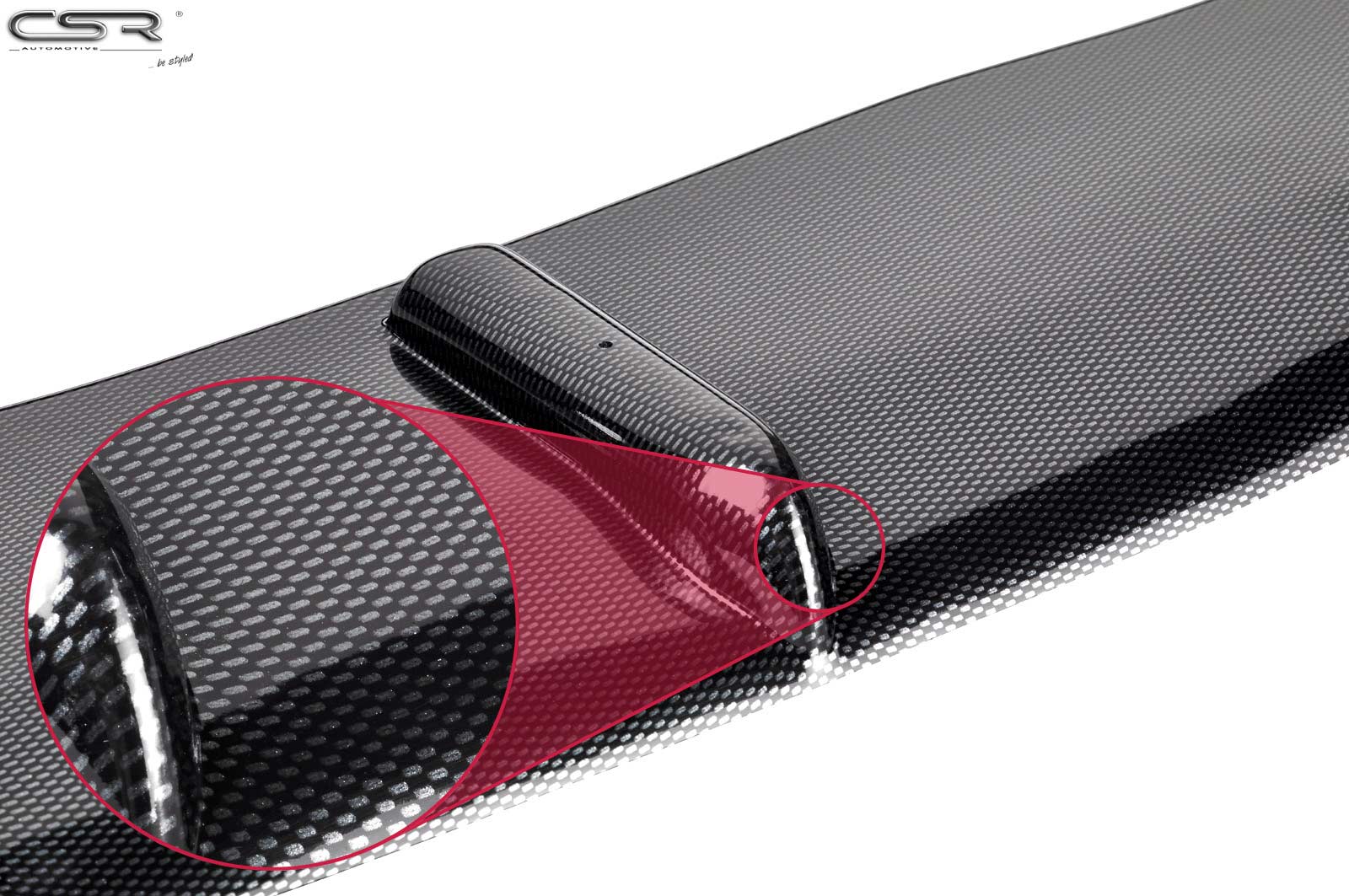 Voorspoiler VW Touran I (type 1T) Carbon Look