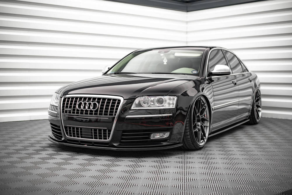 Voor Spoiler VW Audi S8 D3 Glanzend Zwart