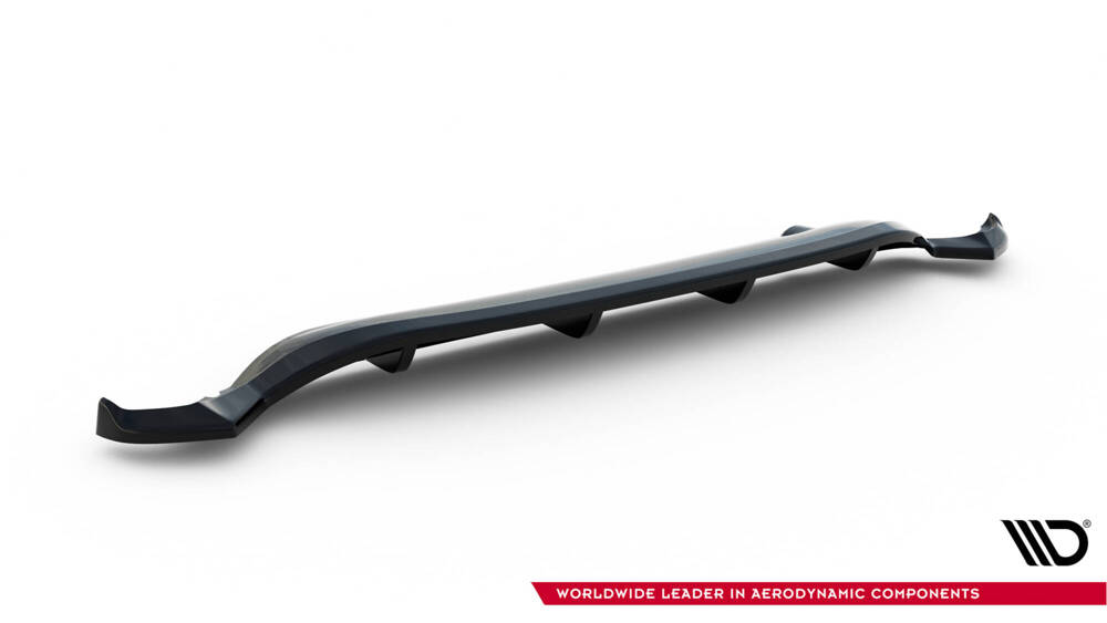 Achterbumper diffusor Toyota IQ Glans Zwart Maxton