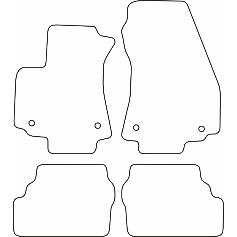 Automatten Velours  Opel Zafira A 1999-2004