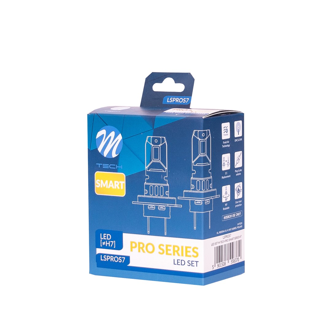 H7 LED Lampen M-TECH Pro Smart Series 6000k