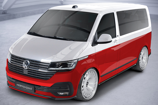 Voorspoiler VW T6.1 Bus CSR Mat Zwart