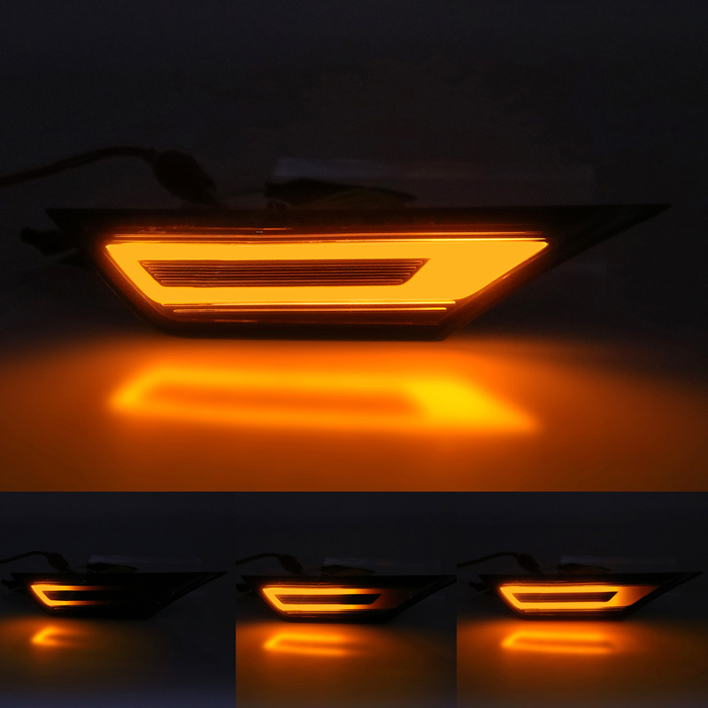 Set LED Zijknipperlichten  Honda Civic X 2016-2022 - Rookgrijs- incl. Dynamic Running Light & Positielicht