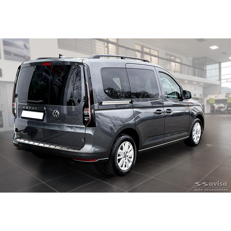 RVS Achterbumperprotector  Volkswagen Caddy V Cargo & Combi 2020- 'STRONG EDITION'