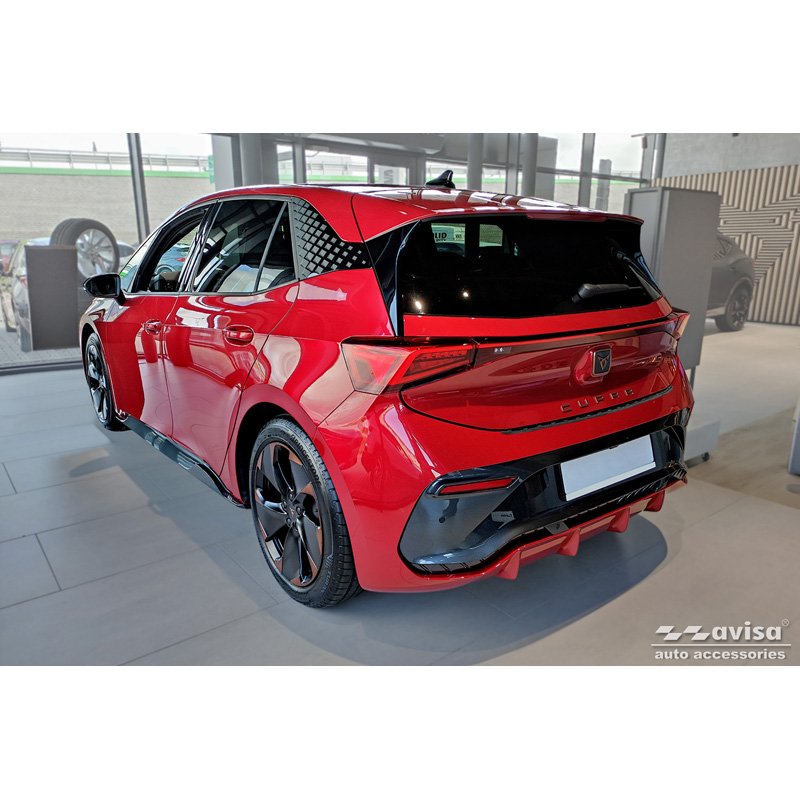 Zwart RVS Instaplijsten  Volkswagen ID.3 2020-2023 & FL 2023- / Cupra Born 2021- / MG 4 2022- / MG HS II 2024- 'Lines' - 4-delig