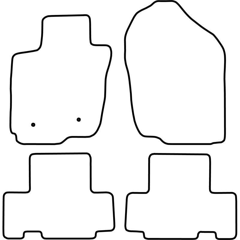 Automatten Velours  Toyota RAV4 2006-2013