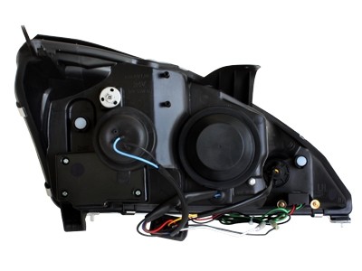 Koplampen Ford Focus 01-04 Devil Eyes DRL look 2 chroom