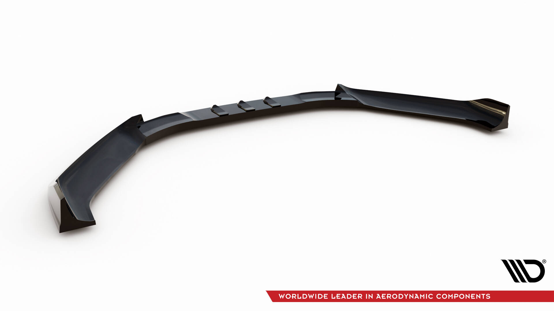 Street Pro Voorspoiler V.2 Hyundai Veloster N MK2 Maxton Glanzend zwart
