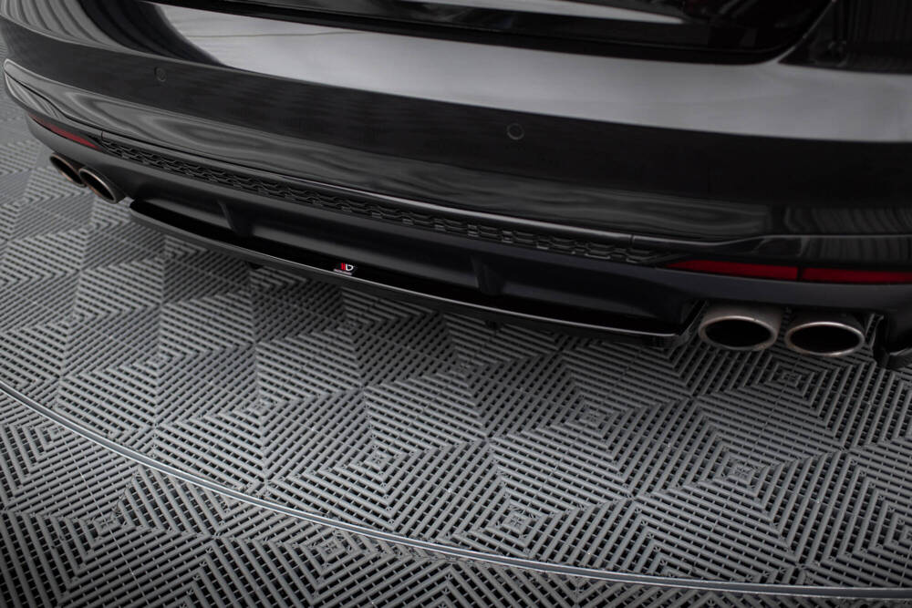 Diffuser Audi S4 B9 FL Maxton Glans Zwart