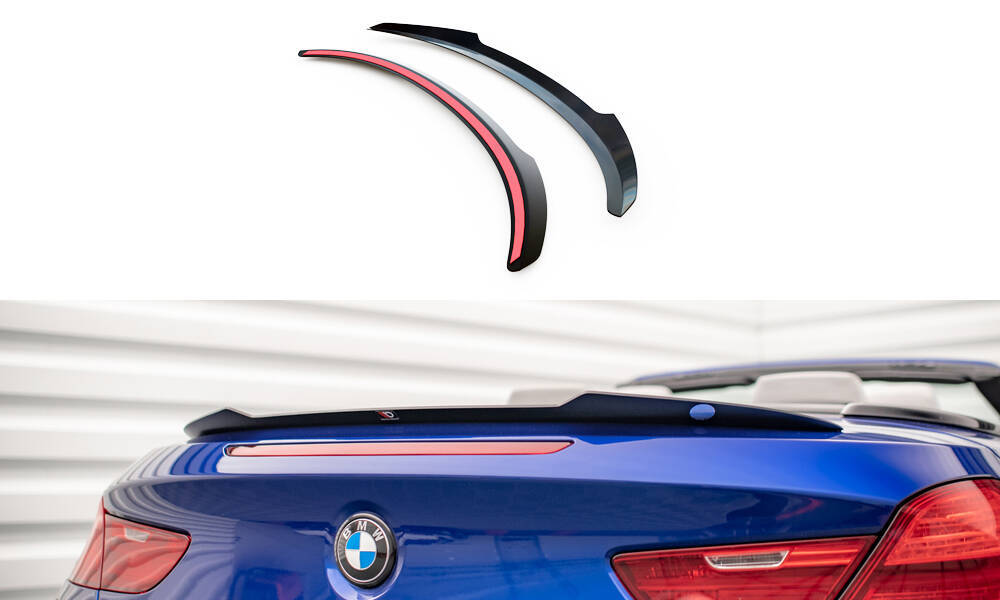 Spoiler BMW 6 Serie / M6 Cabrio Maxton Glans Zwart