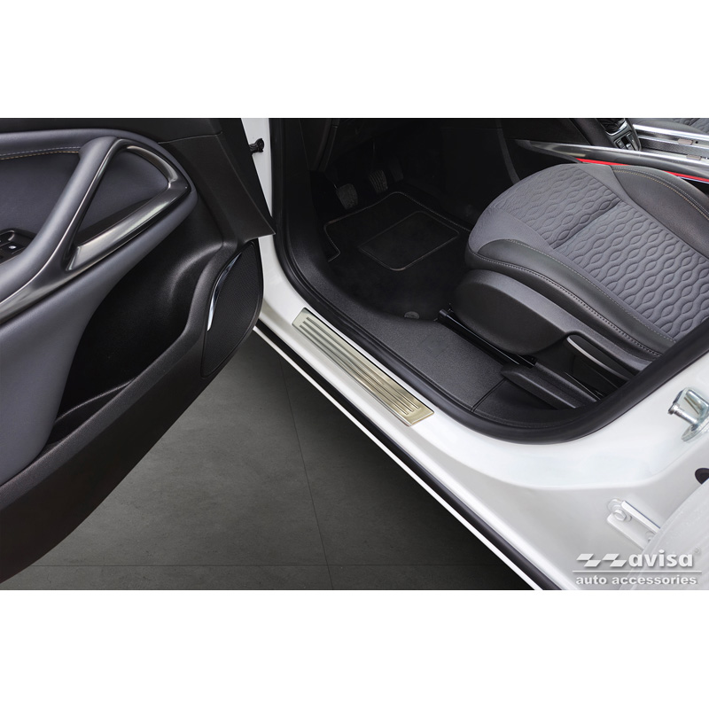 RVS Instaplijsten  Opel Zafira (C) Tourer 2012-2016 & Facelift 2016-2019 'Lines' - 4-delig