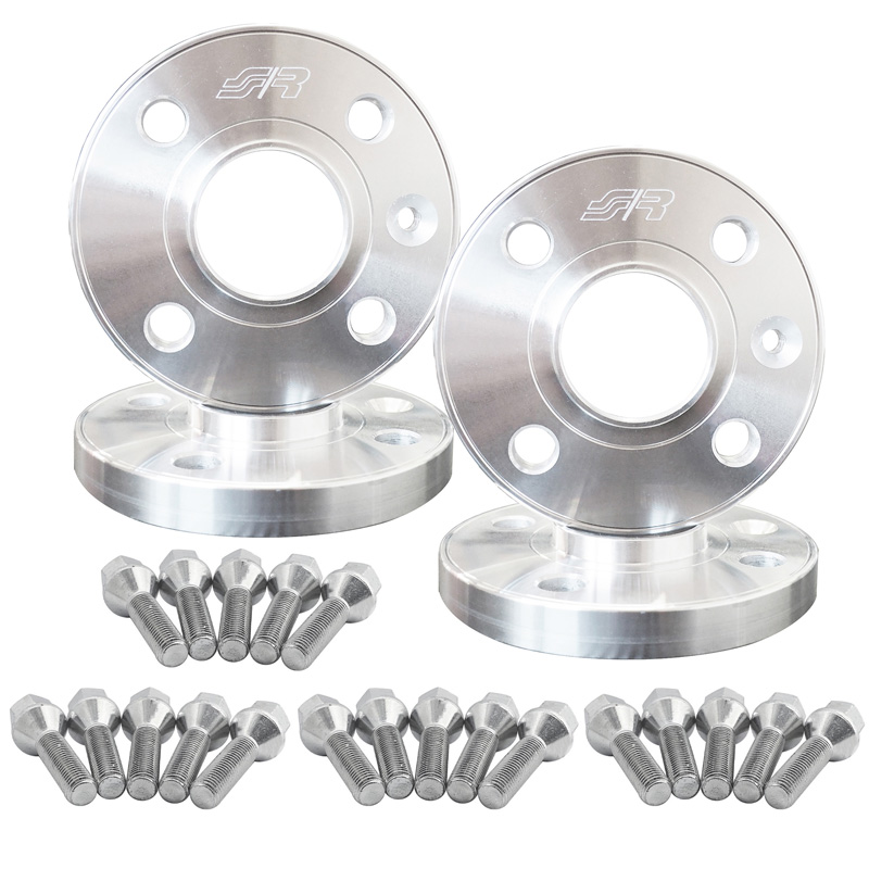 Simoni Racing Aluminium Spoorverbreder Set - 2x16mm(VA) - 2x20mm(AA) (Naaf 56,6mm) inclusief wielbouten -  Abarth, Fiat diversen