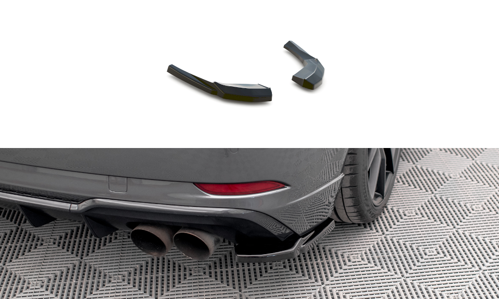 Zijdiffuser Audi S3 Sportback 8V FL Maxton Glans Zwart