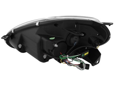 Koplampen Fiat Grande Punto 05-08 DRL look Chroom