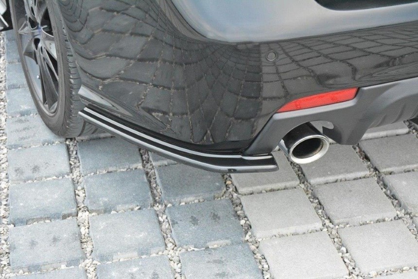 Achterzijde skirts Saab 9-3 Aero Maxton Design glans zwart