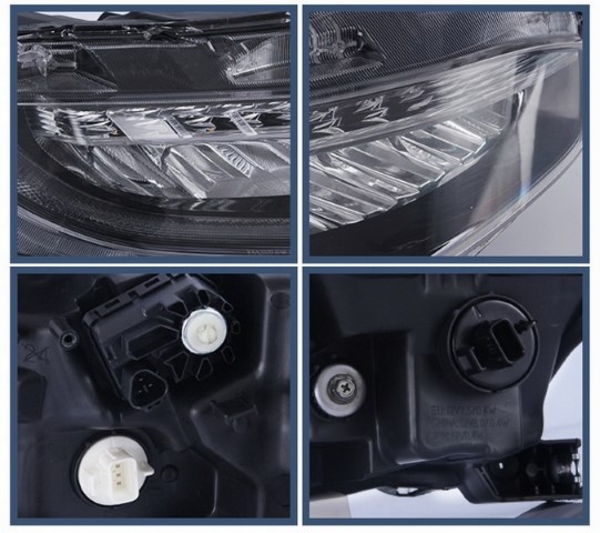 Koplampen Honda Civic Mk10 (FC/FK) (2016-Up) Sedan & Hatchback Full LED Dynamic zwart