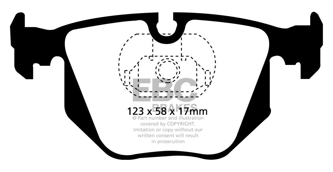 EBC Brakes BMW X3 3.0 Twin TD (35d)(E83) 2006-2010 Remblokken ac