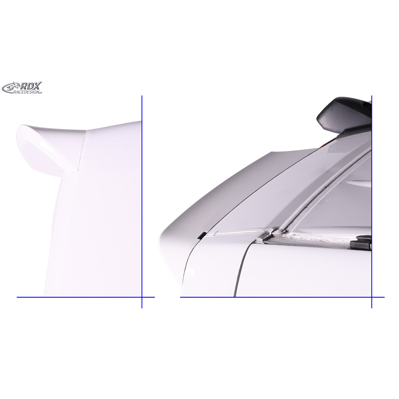RDX Dakspoiler  Volkswagen Crafter (H2) 2006-2016 & Mercedes Sprinter (H2) 2006-2018 & 2018- (met 2 achterdeuren) (PU)