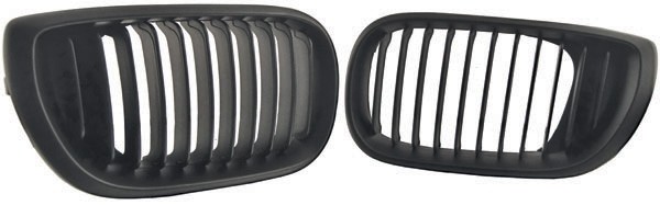 Grill Nieren BMW E46 Limousine/Touring 01-05 Mat Zwart