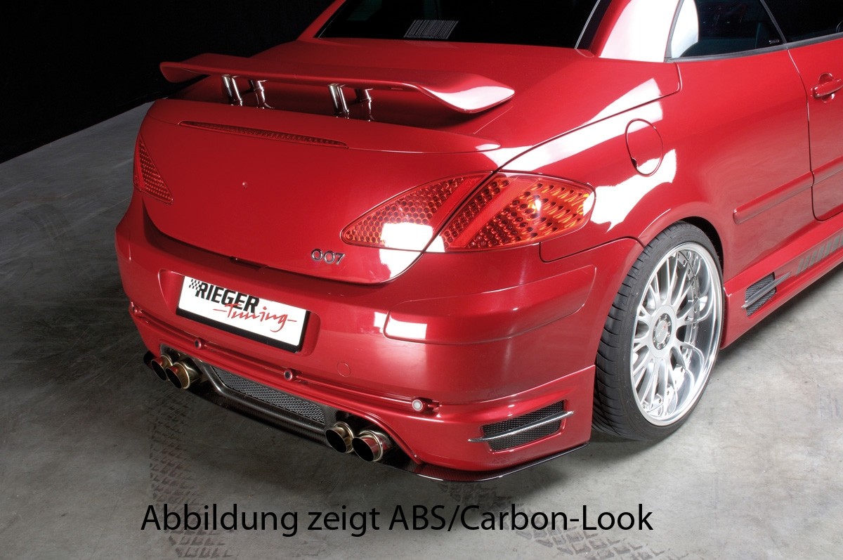 Achterbumper Diffusor diffuser-look Peugeot 307 CC Rieger