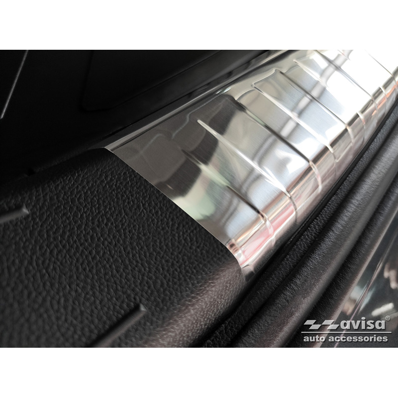 RVS Binnenste Achterbumperprotector  Seat Ateca 2016-2020 & FL 2020- incl. Cupra Ateca 2018- 'Ribs'