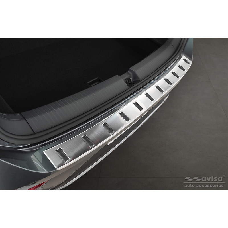 RVS Achterbumperprotector  Volkswagen T-Roc & T-Roc Cabrio 2017-2022 & Facelift 2022- 'STRONG EDITION'