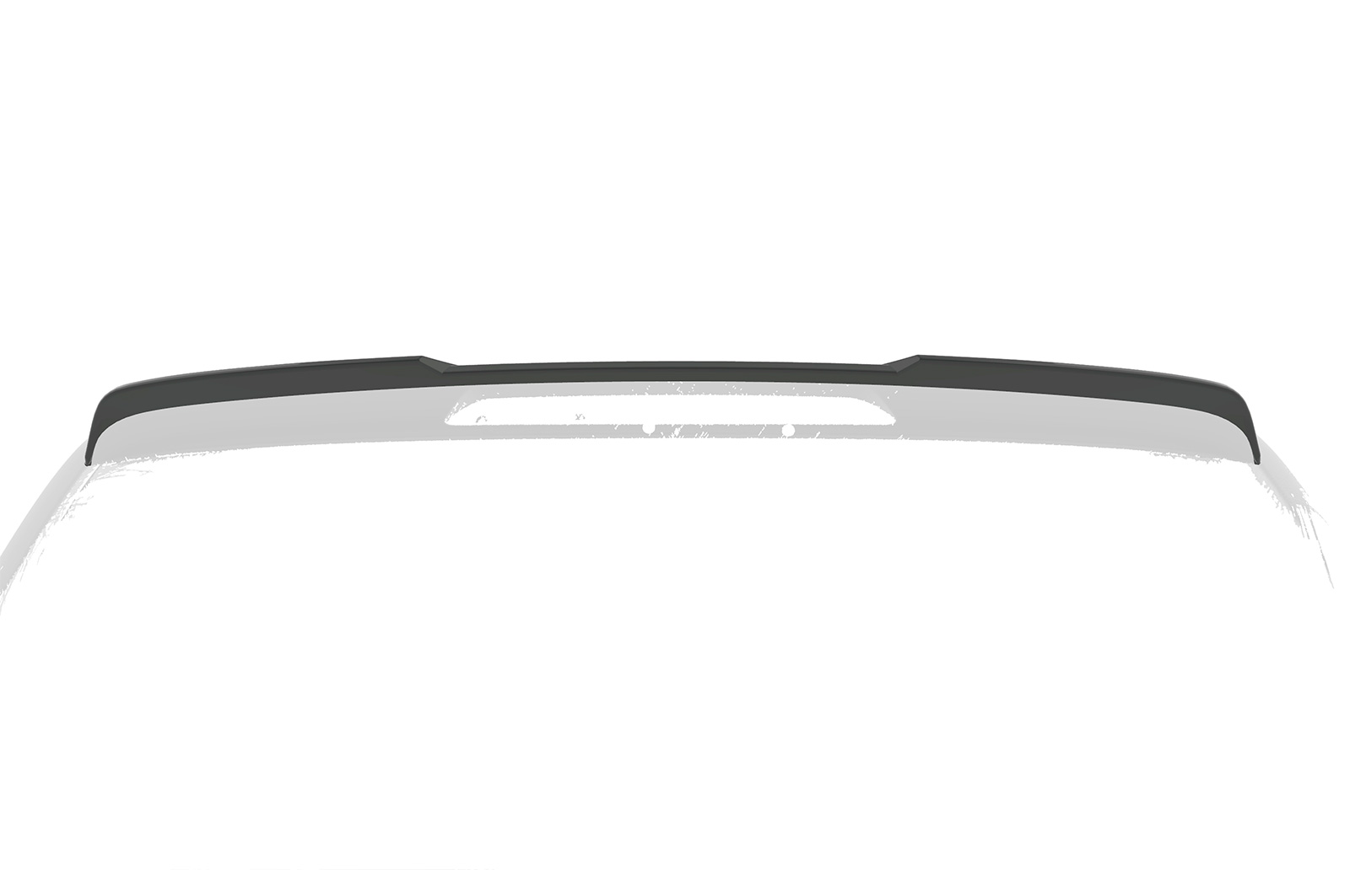 Spoiler Mercedes Benz V-Klasse 447 AMG-Line CSR glans Zwart