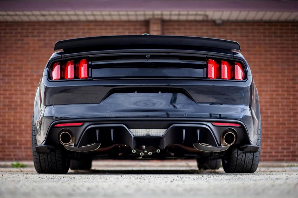 Diffuser Ford Mustang Mk6 VI Sixth Generation Mat Zwart