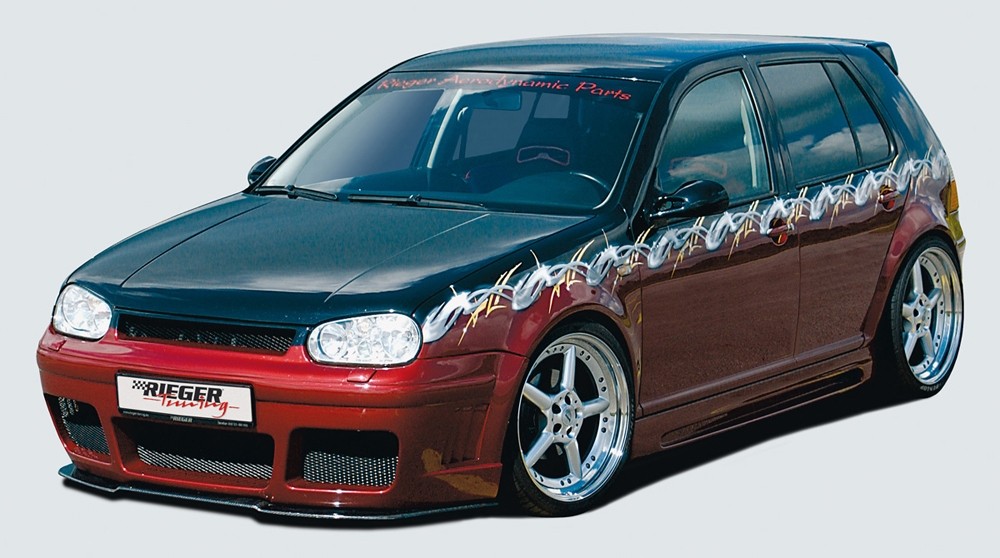 Voorbumper RS-4-Look met intakes en spi VW Golf IV Rieger