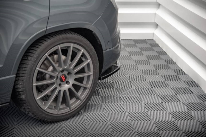 Achterzijde skirts Cupra Ateca Maxton Design glans zwart