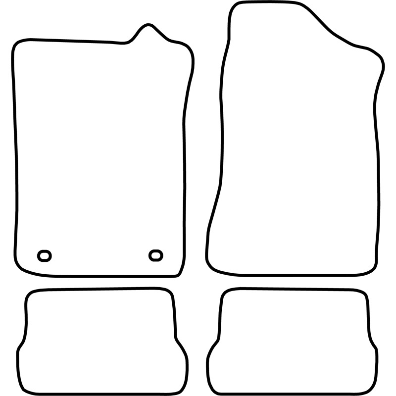 Automatten Velours  Volkswagen Corrado 1989-1995