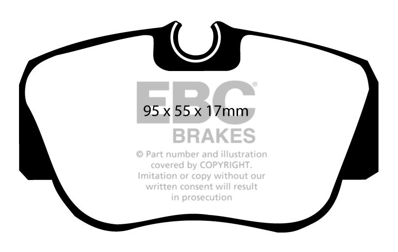 EBC Brakes MERCEDES 190/190E (W201) 1.8 90-93 Remblokken voorzij