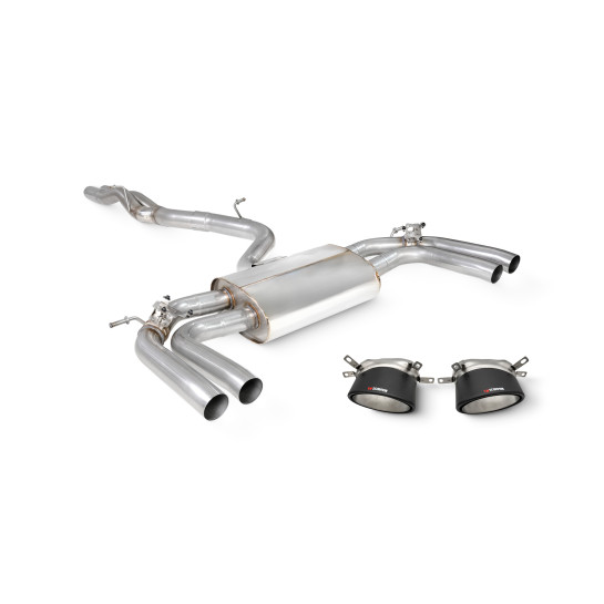 Audi RS3 8Y Saloon / Sedan 21 - Current ROW Non-GPF Model Non-Resonated Cat/GPF-back system without valves