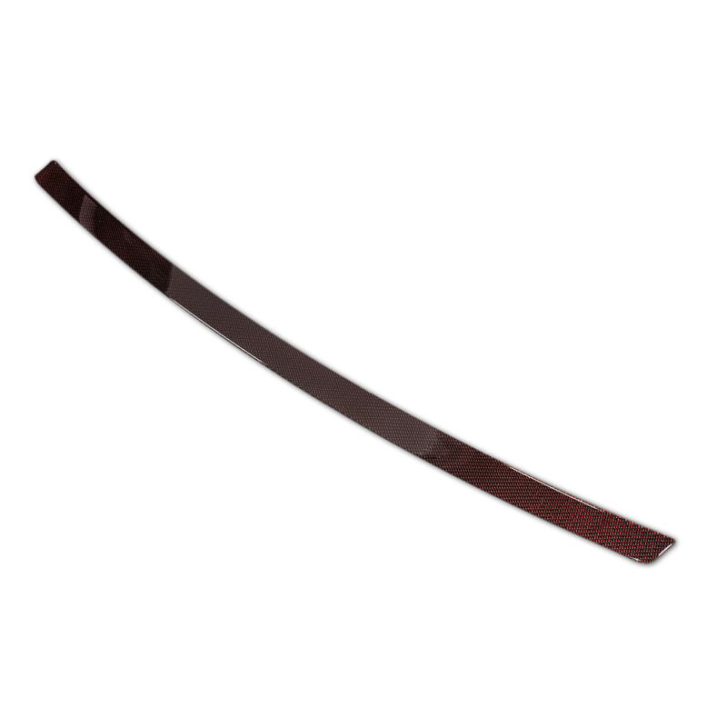 Carbon Achterbumperprotector  BMW 7-Serie G11/G12 2015-2019 excl. M-Pakket - Rood-Zwart Carbon