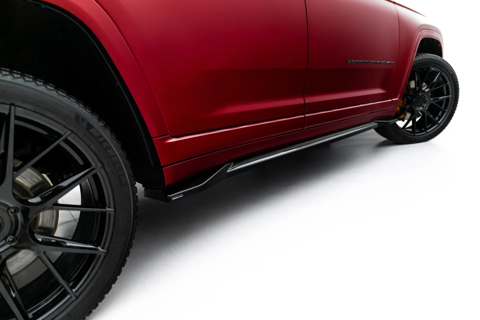 Zijskirts Jeep Grand Cherokee L Mk5 Glanzend Zwart