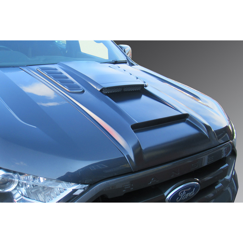RGM luchtinlaat  Ford Ranger (TKE) Facelift 2016-2022 - (ABS) Zwart